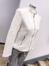 Load image into Gallery viewer, Jessica Graff Cable Biker Jacket