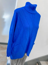 Load image into Gallery viewer, Polo Neck Long Chevron Jumper