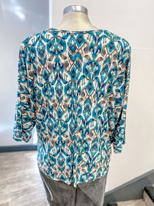 Embellished V Neck Top