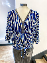 Load image into Gallery viewer, Embellished V Neck Top