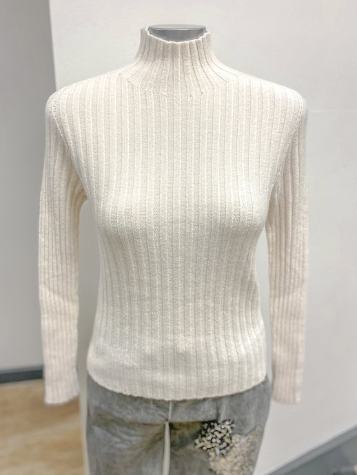 Erika Ribbed Turtle Neck Jumper