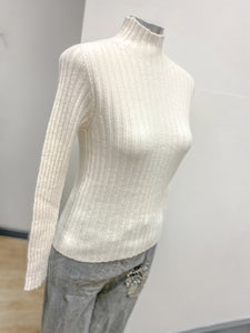Erika Ribbed Turtle Neck Jumper