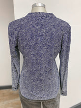 Load image into Gallery viewer, Navy Spotty Button Down Shirt