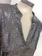 Load image into Gallery viewer, Sequin V Neck Blouse