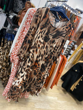 Load image into Gallery viewer, Saloos Leopard Print Midi Dress