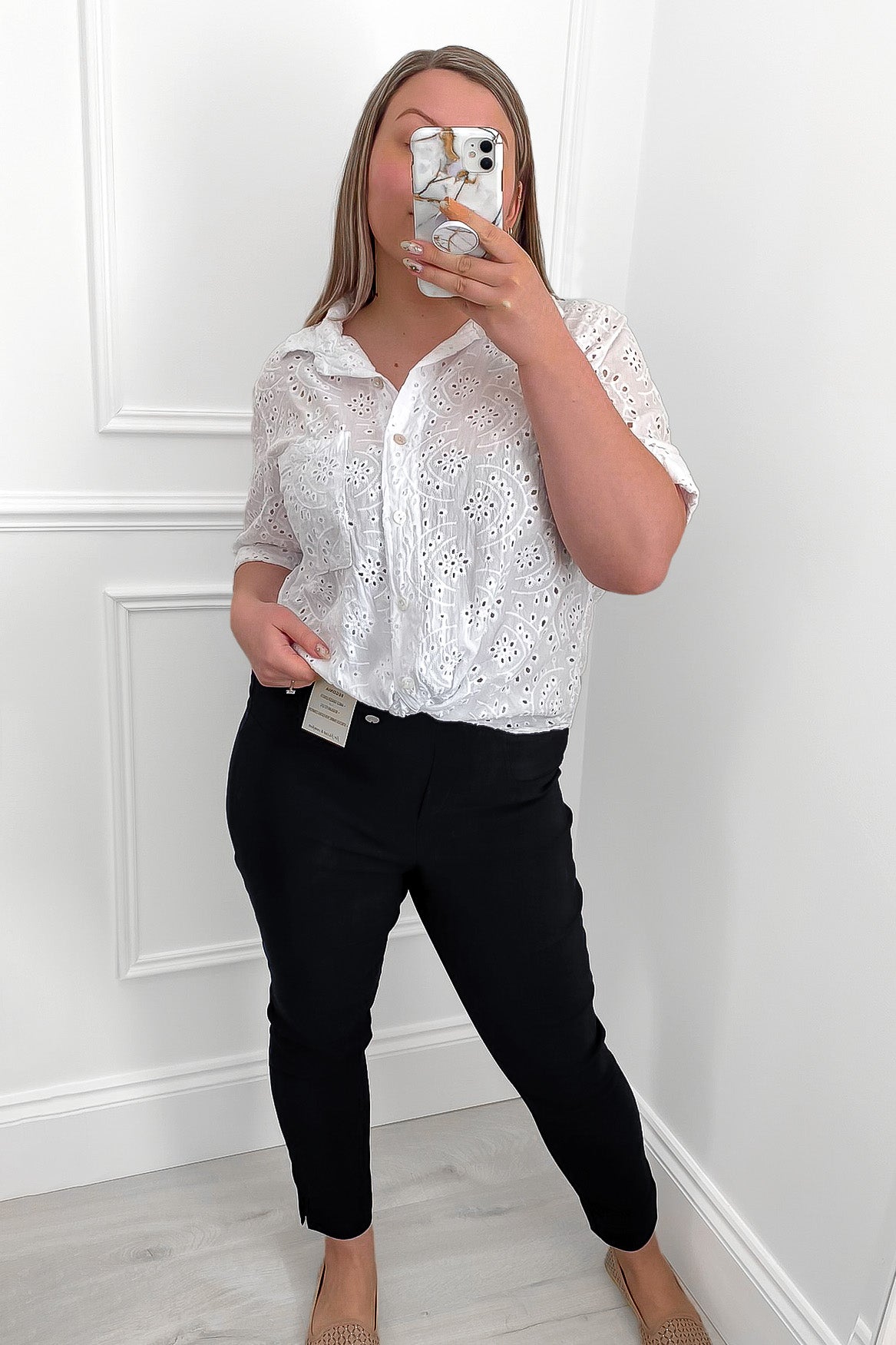 Pinns Pull On Ankle Grazer Trousers