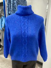 Load image into Gallery viewer, Cable Knit Roll Neck Jumper