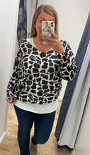 Load image into Gallery viewer, Giraffe Print Double Layered Top - CMD Womenswear - 