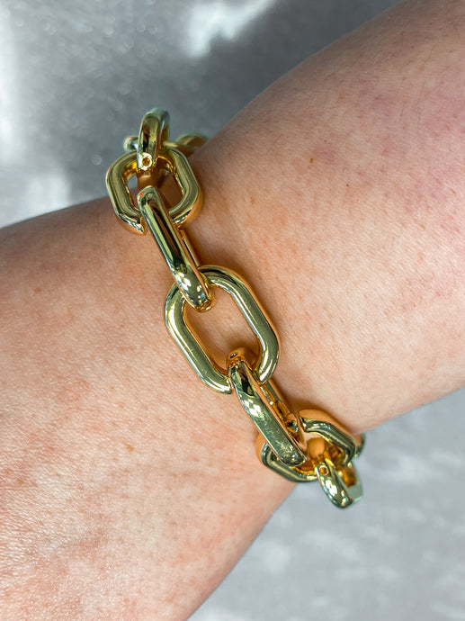 Envy Gold Belcher Chain Bracelet