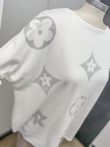 Designer Look Long Sleeve Top