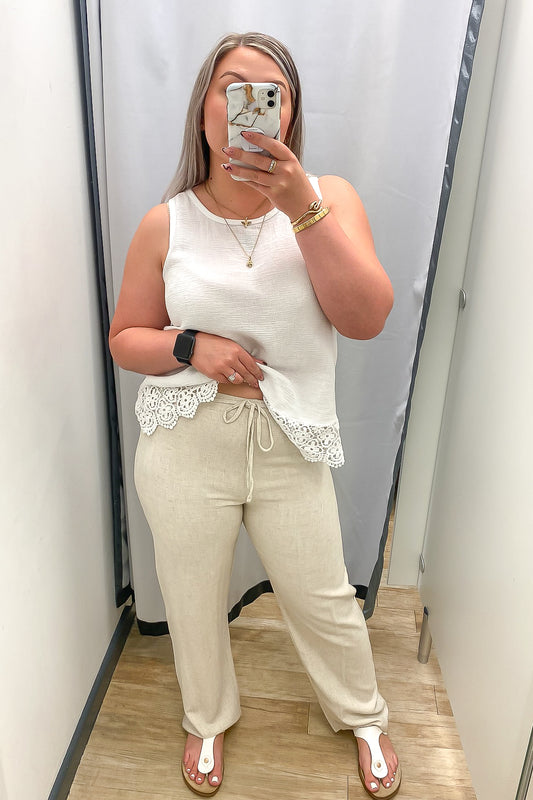 Saloos Linen Blend Trousers