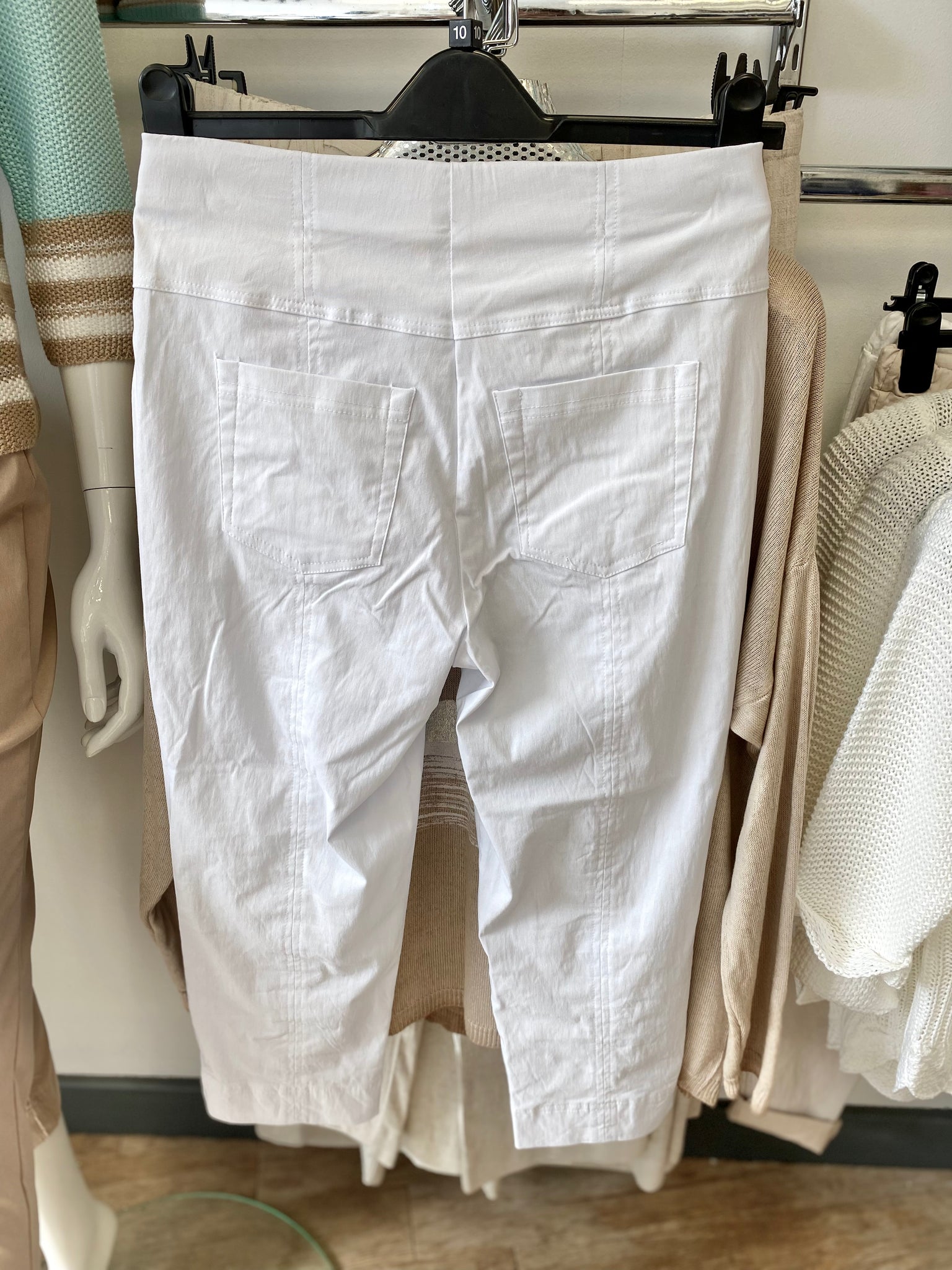 Pinns Smart Stretch Comfort Pull Up Slim Leg Begonia Bengaline