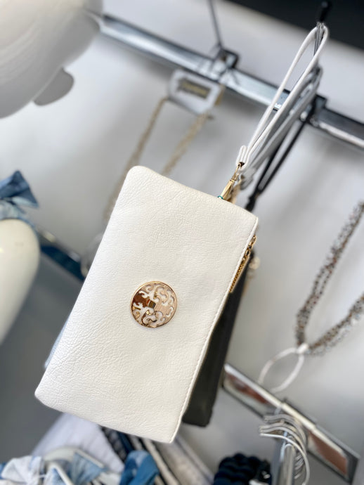 Small Faux Leather Crossbody & Clutch Bag - CMD Womenswear - 