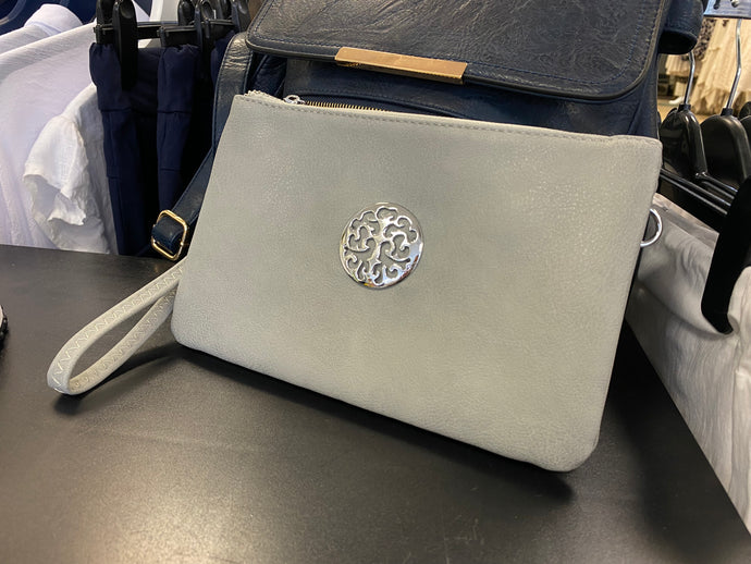 Large Faux Leather Crossbody & Clutch Bag - CMD Womenswear - 