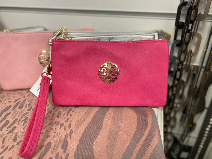 Small Faux Leather Crossbody & Clutch Bag - CMD Womenswear - 